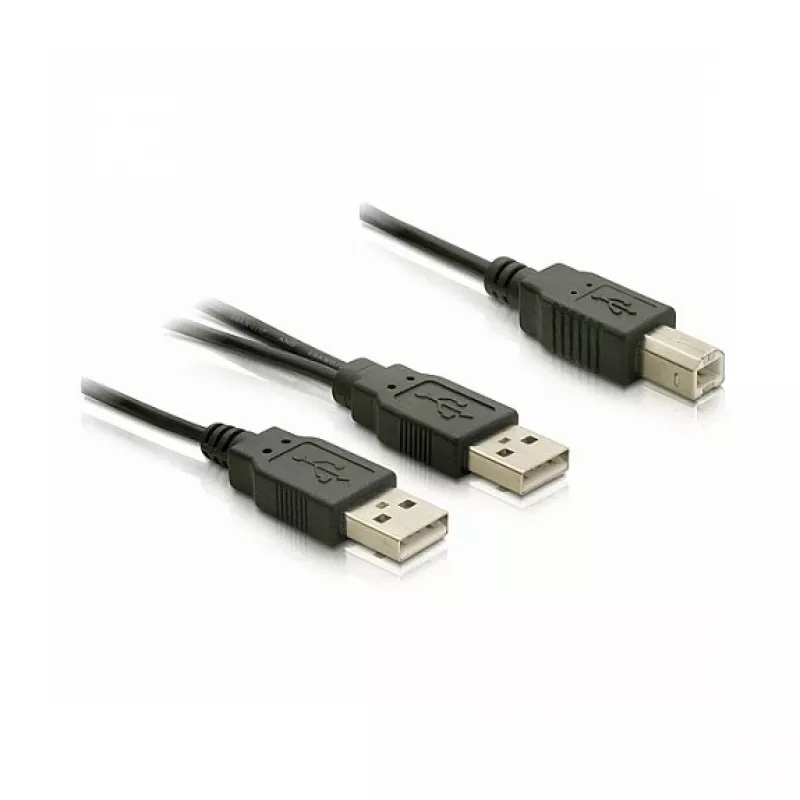DELOCK laidas USB 2.0 B - > USB-A maitinimo + maitinimo / duomenų