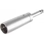 Adapter ShiverPeaks XLR (moteriška) į 6,3 mm TS mono 55030 — garso kabelio jungtis