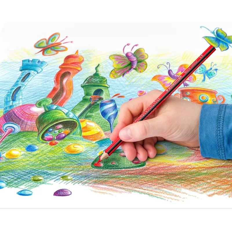 Staedtler Farbstift Noris trikampiai 187 C12P1 įvairių spalvų (spalvos pasirinkimas negalimas) 1 vnt. (187 C12P1)