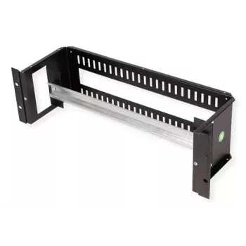 Stovo bėgių laikiklis ROLINE 26.21.0267, 3 HE, matmenys 133 x 482 x 123 mm (A x P x G), juodas