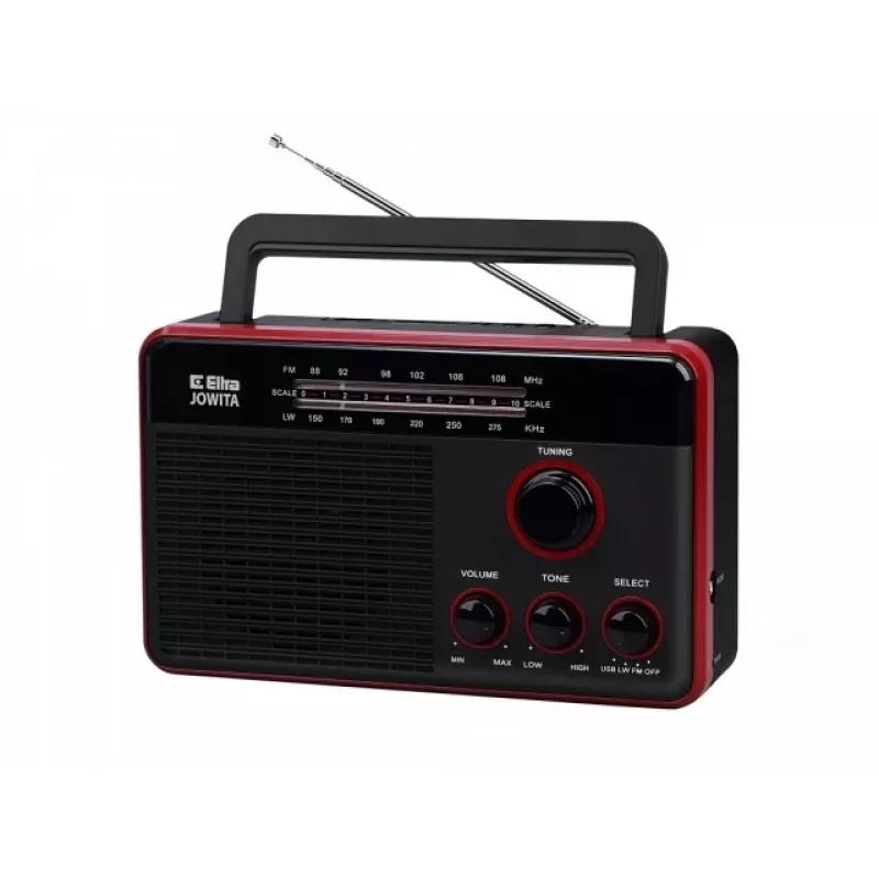 Radijas Jowita USB juodas