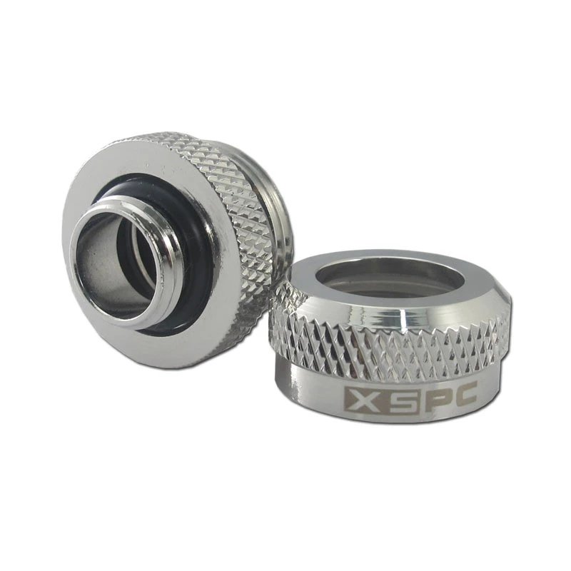 XSPC jungtis G1/4–14 mm kietavam vamzdeliui, chromuota – 8 vnt.