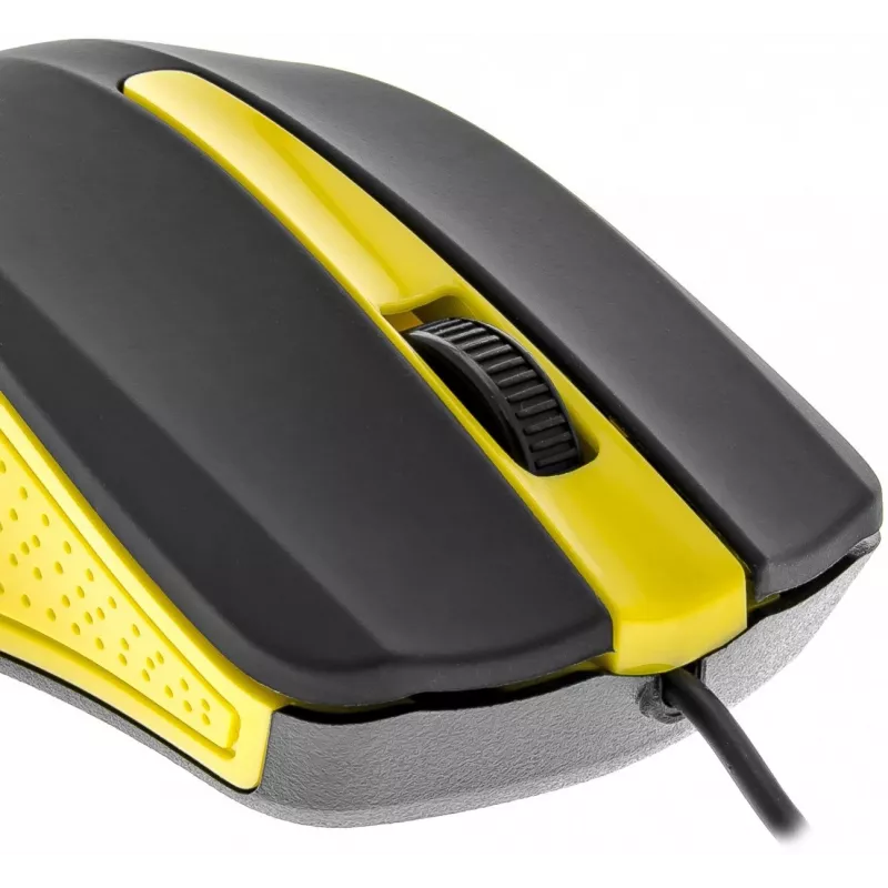 USB laidinė pelė, 3 mygtukai, gumuotas paviršius