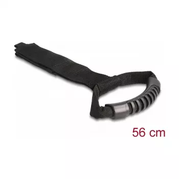 DeLOCK nešimo diržas su užtrauktuku L 560 x P 50 mm juodas 2 vnt.