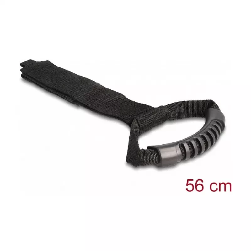DeLOCK nešimo diržas su užtrauktuku L 560 x P 50 mm juodas 2 vnt.