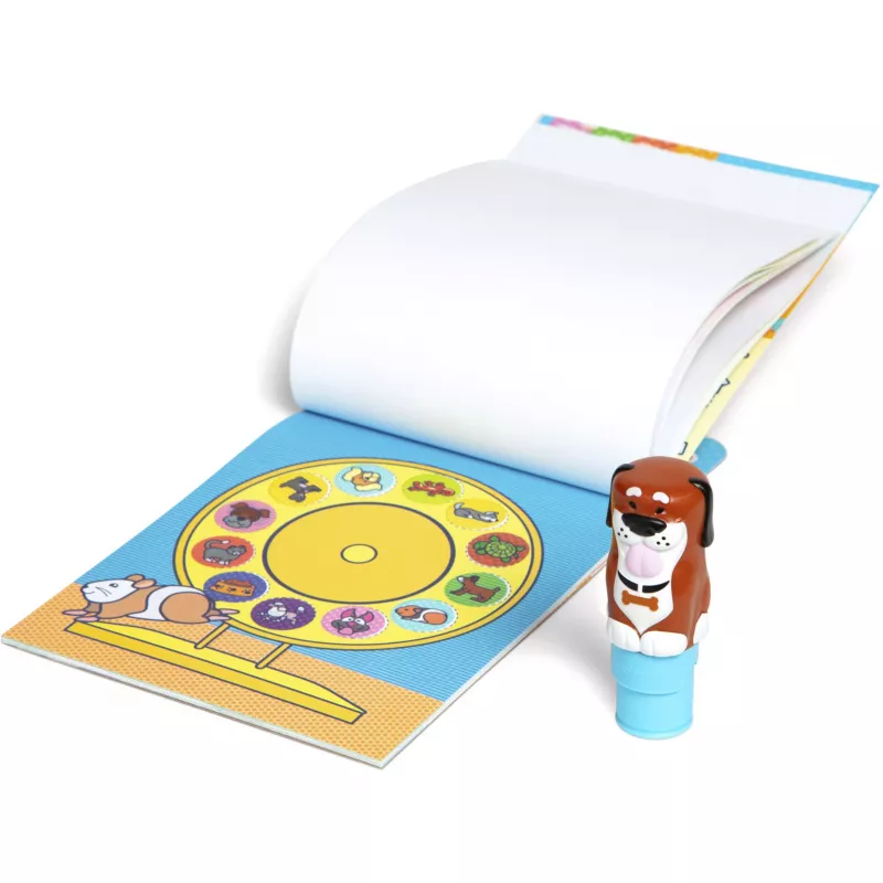 Lipdukų veiklos knygelė „Spinmaster“ — MAC STW StckrWowActivityPadStDog GML (lipdukų veiklos knygelė)