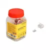 DeLOCK RJ45 modulinis kištukas Cat.6A ploniems ir plokštiems kabeliams, 100 vnt. rinkinys