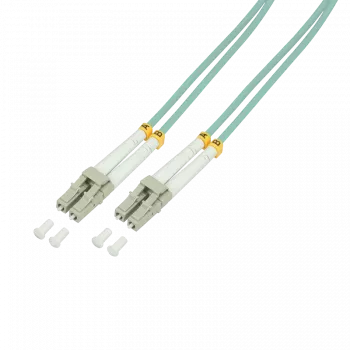 Logilink - Patch-Cable - LC Multi-Mode (M) į LC Multi-Mode (M) - 30 m - Skaidulinė optika - 50/125 mikrometrai - OM3 - Be halogenų - akvamarinas (FP3LC30)