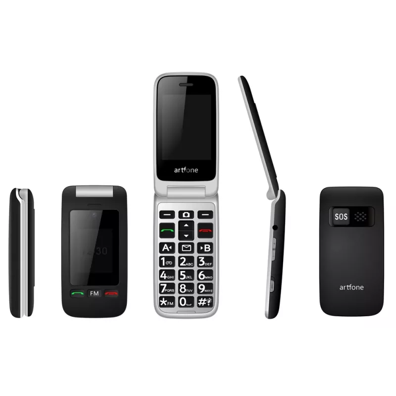 Mobilusis telefonas Sponge Artfone C10 Flip 2,4 colio