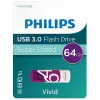 Philips FM64FD00B USB atmintukas 64 GB USB Type-A 3.2 Gen 1 (3.1 Gen 1) Violetinė, Balta