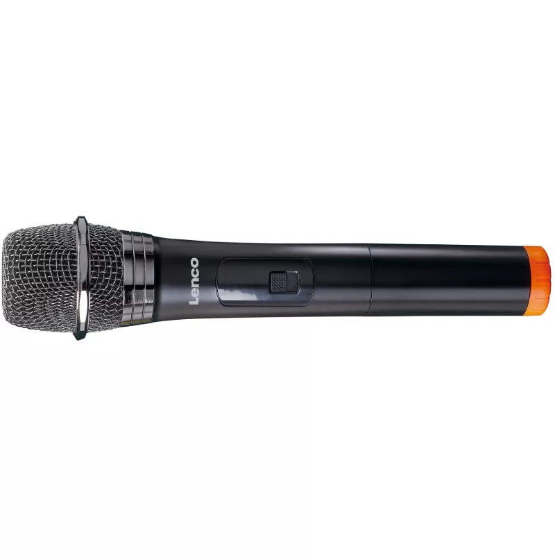 Belaidis scenos mikrofonas Lenco MCW-020BK