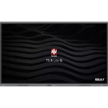 75 colių interaktyvus AVTEK TS 8 Lite G 75 jutiklinis LED 4K 3840x2160, 420 cd/m², 50/32 jutikliniai taškai, Android 14, 40 W garsiakalbiai
