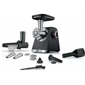 Mėsmalė Bosch Serie 6 MFWS650B 500 W, 3,5 kg/min, 2 greičiai, juoda/sidabrinė