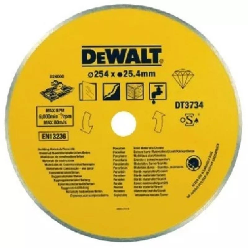 DeWALT DT3734-XJ diskinis pjūklas 25 cm 1 vnt.