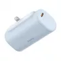 Nešiojamoji įkroviklio „Baseus Compact IP“ 5000 mAh 20 W (mėlynas)