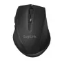 Logilink belaidė pelė BT5.0, ergonominė, juoda