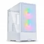 MidiTower PC korpusas Lian Li LANCOOL 207 — baltas, permatomas skydelis, palaiko ATX/MicroATX/MiniITX, be maitinimo bloko