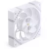 120mm korpuso ventiliatorius Jonsbo HF2-120 White — atvirkštinės mentės, PWM, ARGB