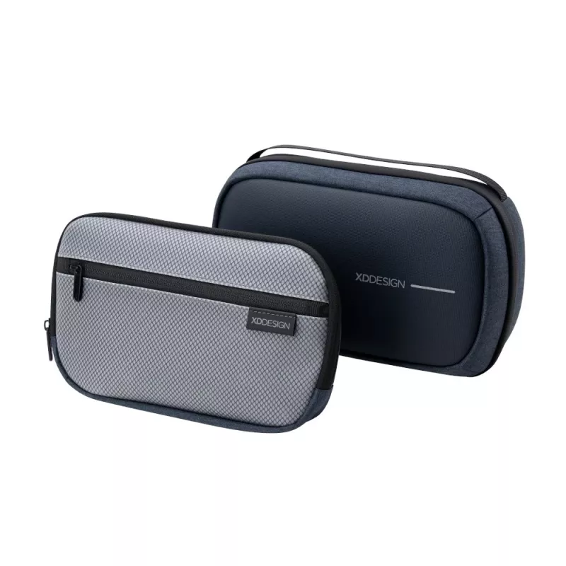 Tualeto krepšys XDDESIGN First-Class All-in-One Travel Organiser P706.3425, Granato spalvos, užtrauktukas, 380 g, 17×27.5 cm išorinė dėžutė