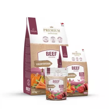 POKUSA Premium Selection Beef Adult - sausas šunų maistas - 3kg