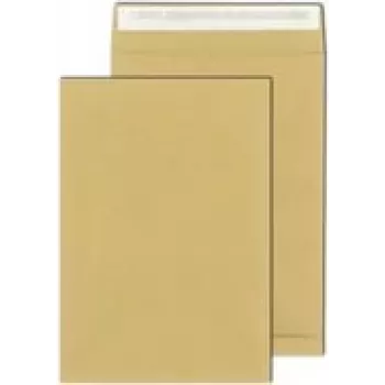 Pašto / siuntimo maišelis MAILmedia B4 rudas, lipnus, 140 g/m², su 40 mm užlenkimu