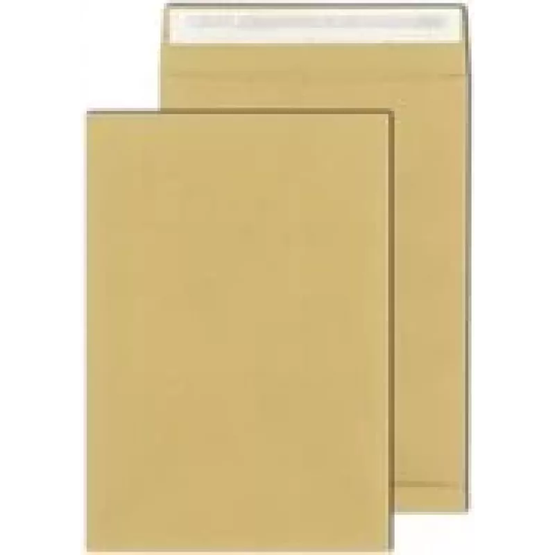 Pašto / siuntimo maišelis MAILmedia B4 rudas, lipnus, 140 g/m², su 40 mm užlenkimu