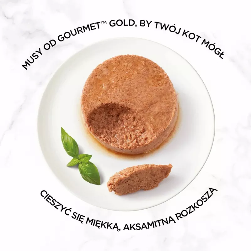 Drėgnas kačių ėdalas Purina Nestlé GOURMET Gold su kalakutiena 85 g skardinė suaugusioms katėms, antsvorio receptūra