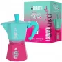 Moka puodas Bialetti 0005393 aliuminis mėlynas rožinis