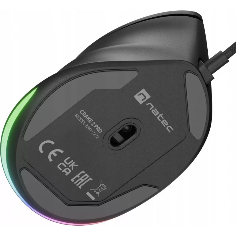 NATEC Crake 2 Pro pelė universali dešiniarankiams USB Type-A optinė 12800 DPI