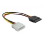 Maitinimo kabelis SATA HDD DeLOCK B40160100 4 kontaktų kištukas tiesus 0,12 m