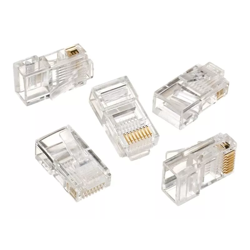 Modulinis kištukas 8P8C kietam LAN kabeliui CAT5, UTP, 10 vnt. pakuotėje