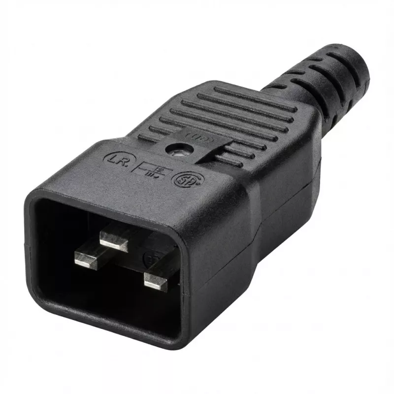 Maitinimo kištukas C20 Bachmann 915.175 juodas
