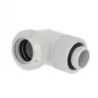 Barrow Multi-Link Adapter Connector 90 degrees G1/4 AG to 14mm AD Hardtube - Rotatable, White (TWT90KND-K14 w)