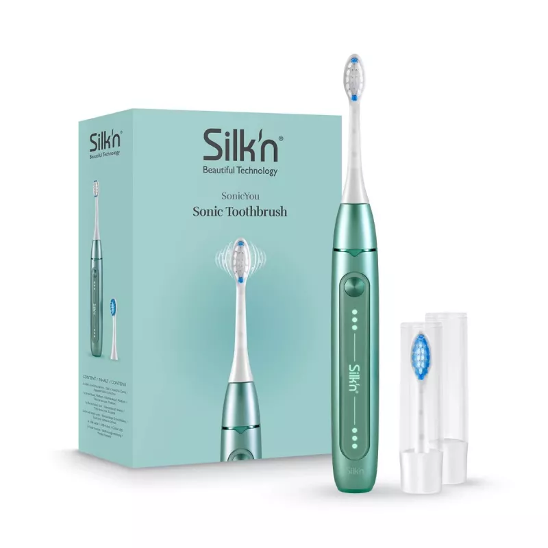 Soninis dantų šepetėlis Silk'n SonicYou Green Mint