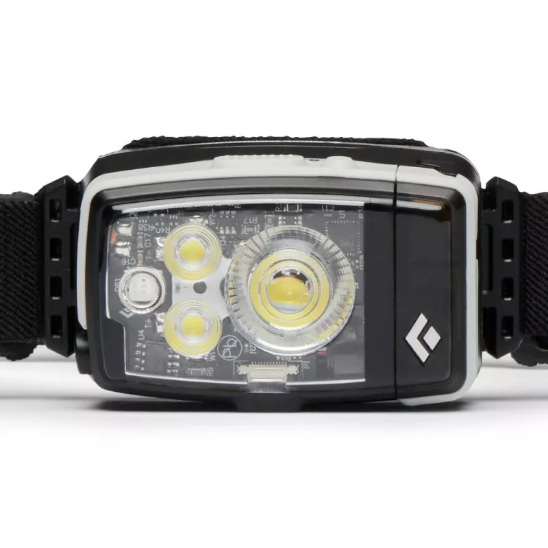 Juoda DIAMOND Distance LT 1100 Priekinis žibintuvėlis su galvos juosta LED