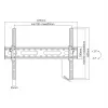 Montavimo laikiklis SBOX PLB-2546T-2 37–80 colių ekranams, 45 kg talpa, 600×400 mm VESA