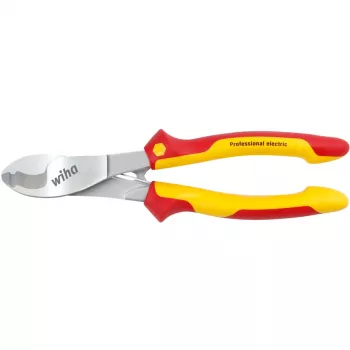 Kabelių pjoviklis wiha 210 mm, VDE izoliuotas, kabeliams iki 60 mm² (43662)