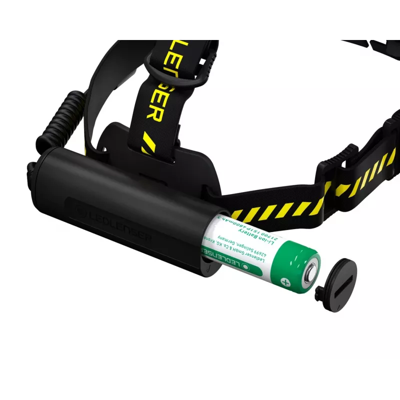 Ledlenser 502195 žibintuvėlis Juoda, Geltona Galvos žibintuvėlis LED