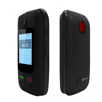 eSTAR Digni Flip 6.1 cm (2.4) 102 g Juodas, Raudonas senjorų telefonas