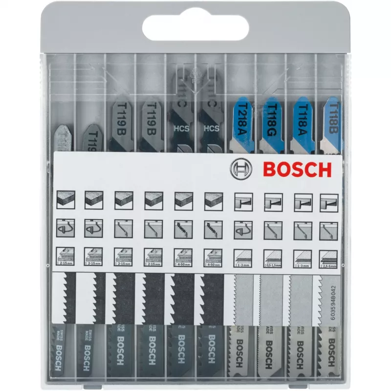 Bosch 2 607 010 630 staklinių pjūklų / siaurapjūklių / atbulinio pjovimo pjūklų geležtė