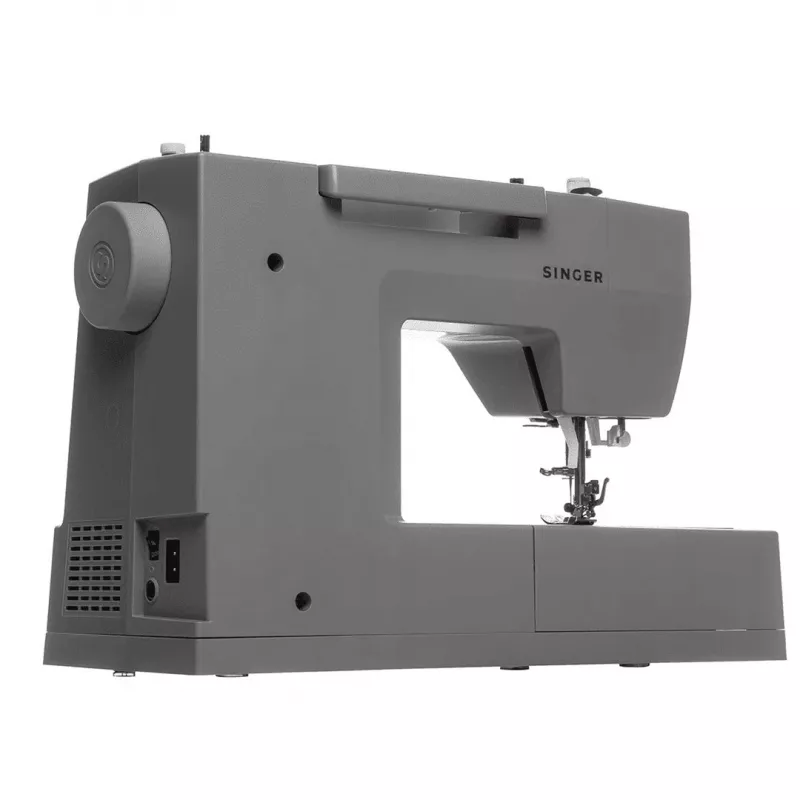 Automatinė siuvimo mašina SINGER HD6605 — elektrinė, vieno žingsnio kilpa, laisvoji rankovė, pilka, 6 kg