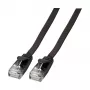 Efb K8107SW.0,25 eterneto komutacinis kabelis juodas