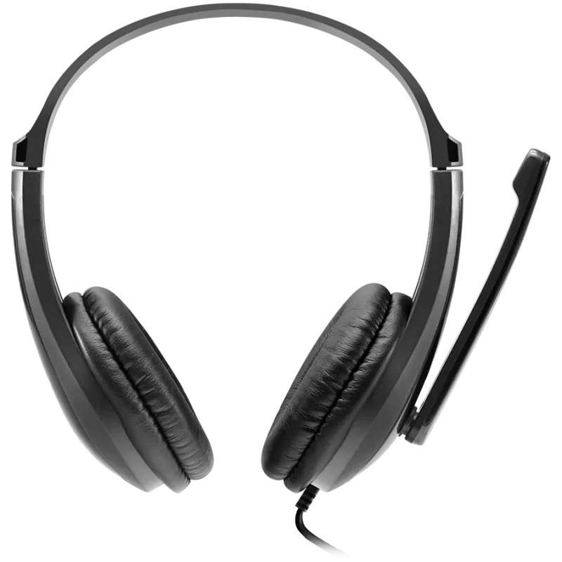 CANYON PC ausinės HSC-1 PC Mic plokščias 2m Juoda
