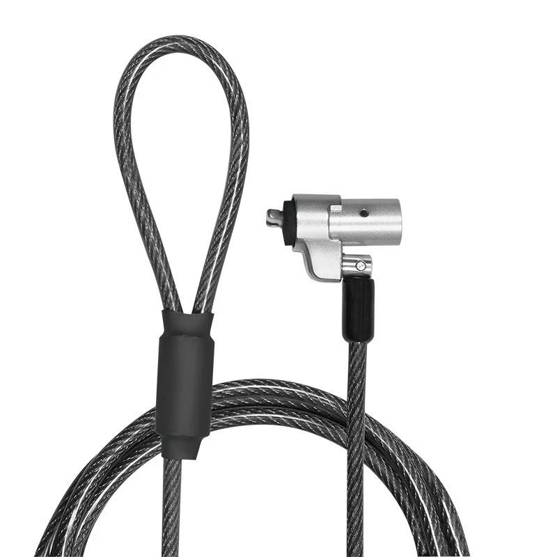 Kabelio užraktas LogiLink NBS012 juodas sidabrinis