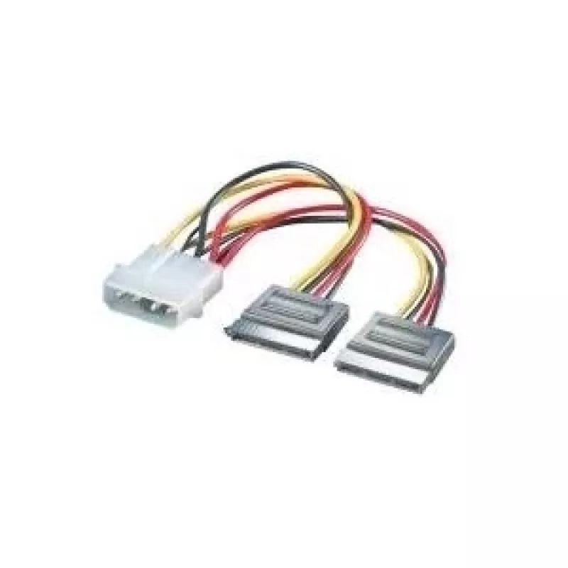 ROLINE Y formos adapterio laidas 4 kontaktų HDD / 2x SATA (11.03.1050)