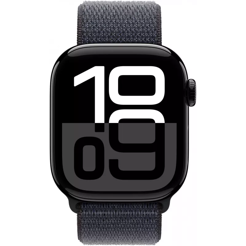 Apple Watch 10 42mm GPS+4G Alu Sport Loop Jet Juoda/Ink