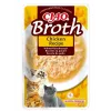 Šlapias kačių skanėstas INABA Ciao Broth Vištiena 40 g pakelis — mėsingas skystis, be grūdų, be glitimo ir be sojos