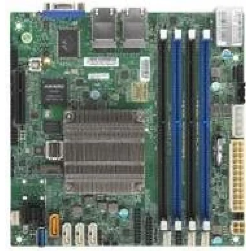 SUPERMICRO A2SDi-4C-HLN4F - pagrindinė plokštė - Mini-ITX - Intel Atom C3558 - USB 3.0 - 4 x Gigabit LAN - integruota grafika