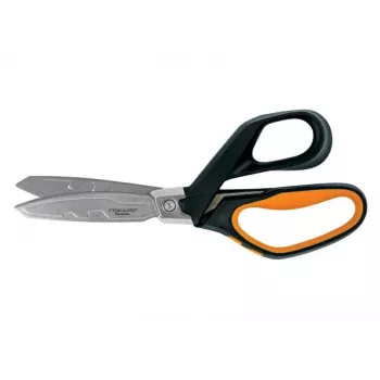 Žirklės Fiskars PowerArc tvirtos žirklės 26 cm, ergonomiška rankena, pjovimas tvirtoms medžiagoms