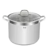 Resto Kitchenware Libra 13 L Apvalus Nerūdijančio Plieno Puodas 22 cm